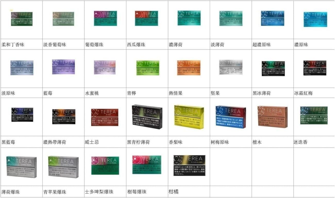 日版TEREA煙彈IQOS ILUMA加熱煙機專用菸彈台灣官網